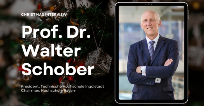 Faces of UAS4EUROPE: Interview mit Prof. Dr Walter Schober - Präsident der Technischen Hochschule Ingolstadt und Vorsitzender der Hochschule Bayern e.V. Prof. Dr. Walter Schober
