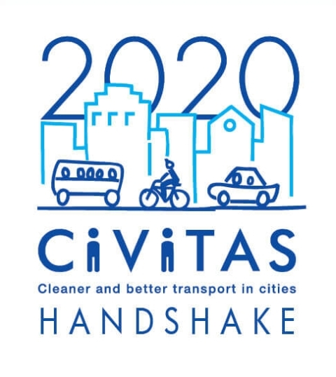 EU-Projekt CIVITAS Handshake Logo