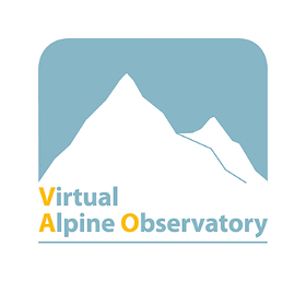 Logo EU-Projekt Virutelles Alpenobservatorium