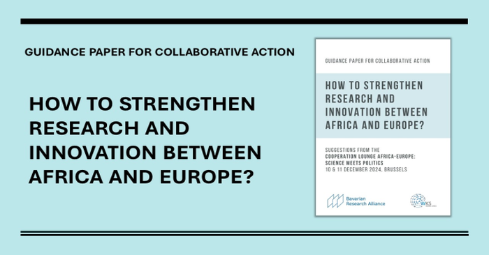 [Translate to Englisch:] Visual Research Cooperation Africa Bavaria Guidance Paper for Collaborative Action