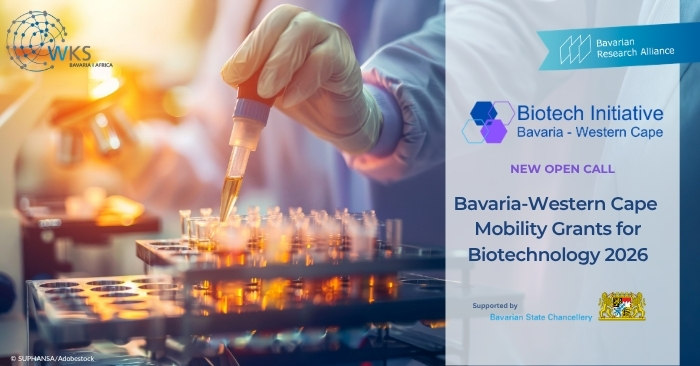 New Call for Proposals: Bavaria-Western Cape Mobility Grant for Biotechnology, 2026