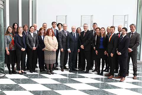 Treffen der Arbeitsgruppe Bayern-Québec 2016 Gruppenbild